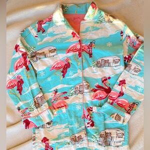 NICK AND NORA pajama top 🌴🦩